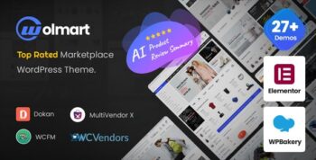 Wolmart Theme | Multi-Vendor Marketplace WooCommerce Theme 1.8.9