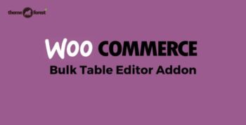 Woocommerce Bulk Table Editor Addon 2.5.1