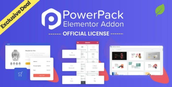 PowerPack Premium For Elementor | Original License | One Time Payment – Exclusive Deal